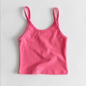 ARQ Crop Tank in Bubblegum Size XL